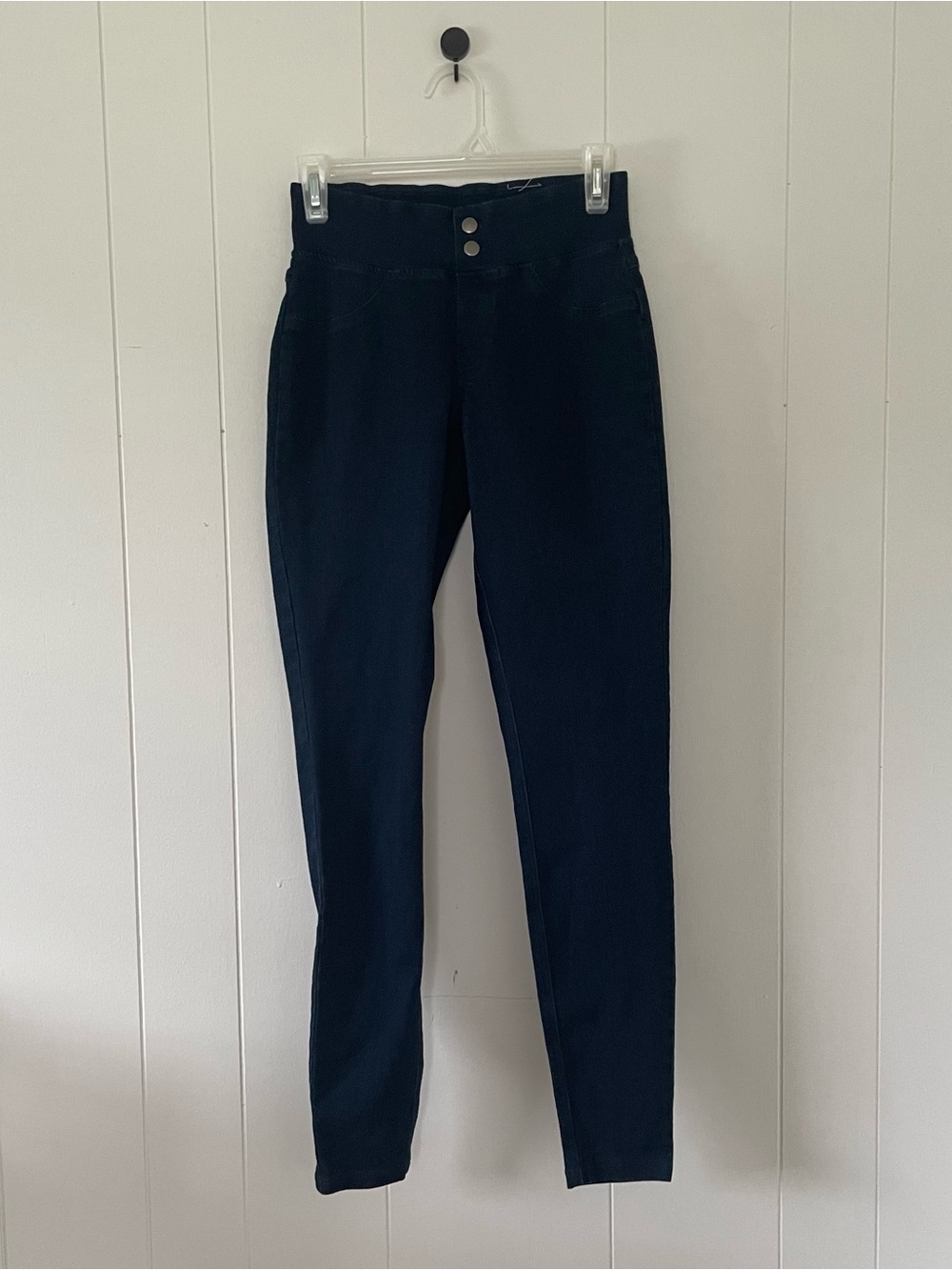 HUE Dark Navy Blue Womens Jeggings